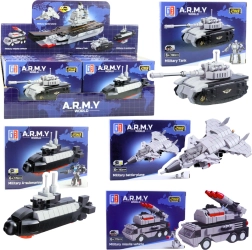 Set di costruzione esercito 2in1 – veicoli militari e robot