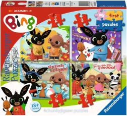 I miei primi puzzle Bing – divertimento con gli amici 4in1 (2–5 pezzi) RAVENSBURGER
