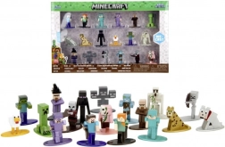 Figurette in metallo Jada Toys Minecraft – set da 18 pezzi