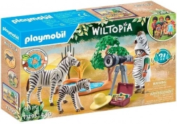 Playmobil Wiltopia spedizione safari con fotografa e zebre