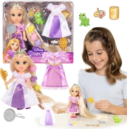Mini bambola Disney Rapunzel - L'intreccio della torre con accessori