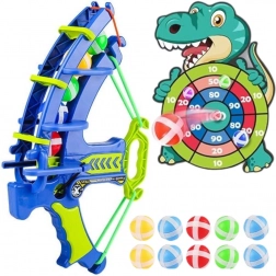 Wopie set divertente per freccette con ventose Dino 2v1