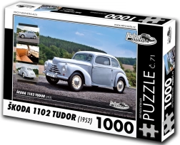 Puzzle Retro Auto Škoda 1102 Tudor 1952 1000 pezzi