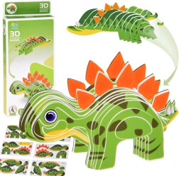 Puzzle modello 3D in cartone – dinosauro stegosauro DIY