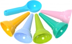 Set di formine colorate per coni gelato con paletta