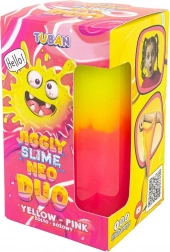 Tuban jiggly slime neo duo bicolore 430 g giallo-rosa