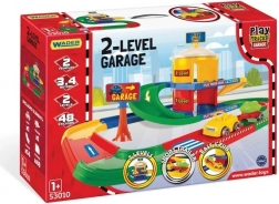 Garage a due livelli WADER PLAY TRACKS con pista da 3,4 m e 2 macchinine