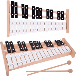 Campanelli cromatici in legno 27 toni con bacchette