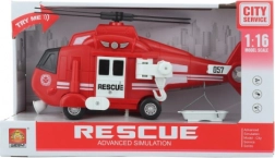 Elicottero dei Vigili del Fuoco a batteria con luce e suono