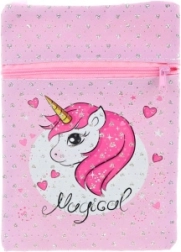 Borsa a tracolla con motivo unicorno