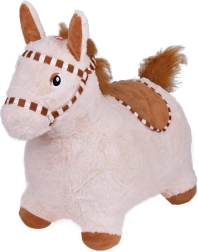 Cavallino saltellante in peluche JOKOMISIADA – Beige