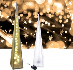 Piramide LED stelle rotanti 16*16*90cm