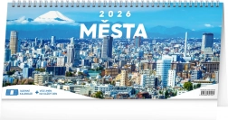 Calendario da tavolo Città 2026, 14 giorni