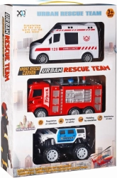 squadra di soccorso – set di 3 veicoli