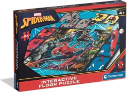 puzzle da pavimento con penna interattiva spiderman 24 pezzi