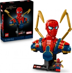 LEGO Marvel busto di Iron Spider-Man – modello da collezione da esporre