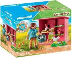 Playmobil Country – galline con pulcini e pollaio