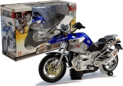 Motocicletta a batteria con luci e musica – blu