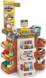 Supermercato per bambini con effetti luminosi e sonori 53 × 34 × 79 cm
