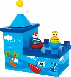 Small Foot salvadanaio musicale in legno Olli e Bolli