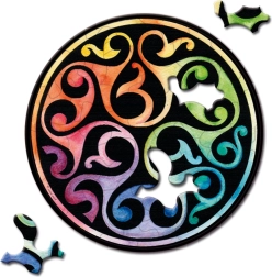 Curiosi puzzle rotondo mini Picoli – Germoglio, 33 pezzi