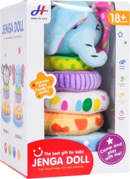 Piramide morbida impilabile con elefante per i più piccoli