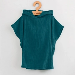 Poncho in mussola per bambini NEW BABY Feeling ocean XS 35 cm