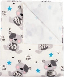 Telo flanellato impermeabile New Baby Cute Teddy