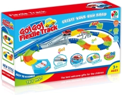 Pista da corsa variabile 96 pezzi con automobilina