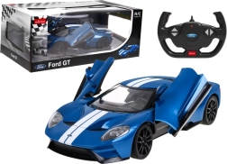 Auto RC Ford GT con telecomando 1:14 con porte apribili blu
