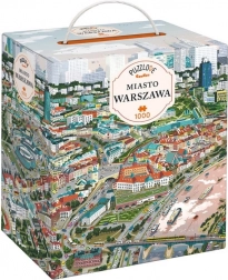 Puzzle Puzzlove Città di Varsavia 1000 pezzi