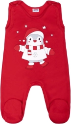 Tutina in cotone New Baby Winter Penguin 80 (9–12 mesi)