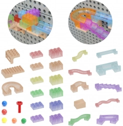 Set di costruzioni Pista per biglie Masterkidz STEM 120 pezzi