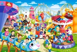 Puzzle Parco divertimenti MAXI 40 pezzi