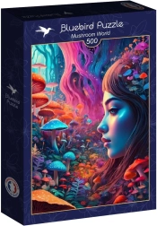 Puzzle Mondo dei funghi 500 pezzi BLUEBIRD