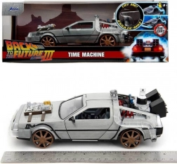 delorean ritorno al futuro iii 1:24 modello in metallo con porte apribili jada toys