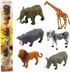 Set di Miniature Realistiche di Animali Selvatici 6 pezzi