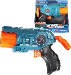 Pistola con dardi in schiuma per bambini