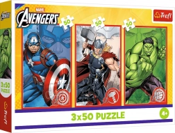 Puzzle 3x50 Disney Marvel The Avengers – il tuo eroe