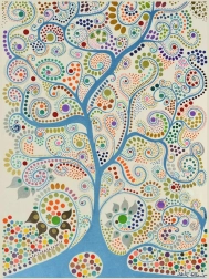 Puzzle RAVENSBURGER albero blu, 1500 pezzi