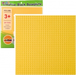 Piastra da Costruzione per Blocchi Gialla 25,5x25,5 cm