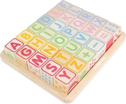Cubi educativi in legno ABC Le Toy Van