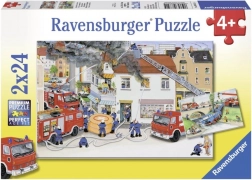 Puzzle Ravensburger Vigili del fuoco 2x24 pezzi