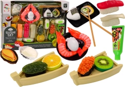 Set di Giocattoli Sushi gamberi Accessori per bambini 24 pezzi.