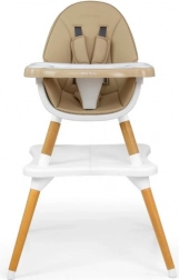 Sedia per la pappa 2 in 1 Malmo beige