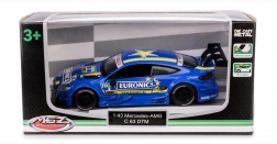 Modello in metallo MERCEDES‑AMG C 63 DTM 1:43 con meccanismo a retrocarica