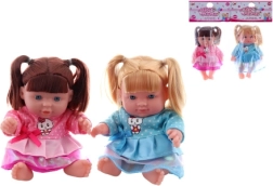 Bambola in sacchetto con codini, 20 cm