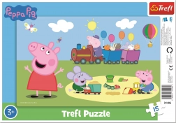 Puzzle 15 pezzi Trenino Peppa Pig