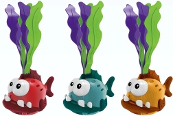 Giocattolo per l'acqua a forma di pesce con effetti LED