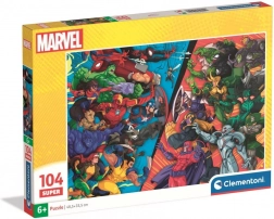 clementoni puzzle avengers vs. cattivi 104 pezzi